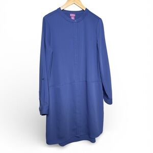 Savile Row Co London Blue Shirt Dress US 12